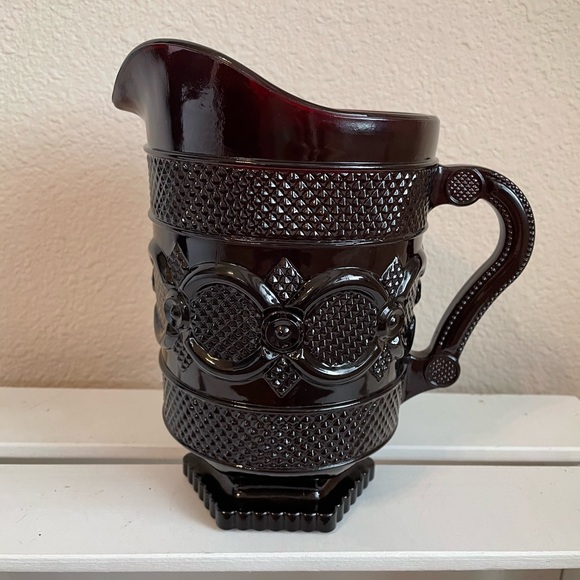 Avon Other - Avon 1876 Cape Cod Ruby Red Glass 46 Oz Pitcher